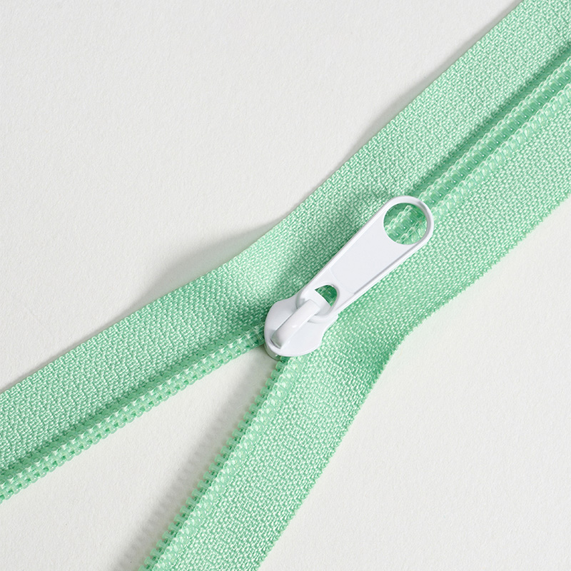 YAB Mint Green Nylon Zipper