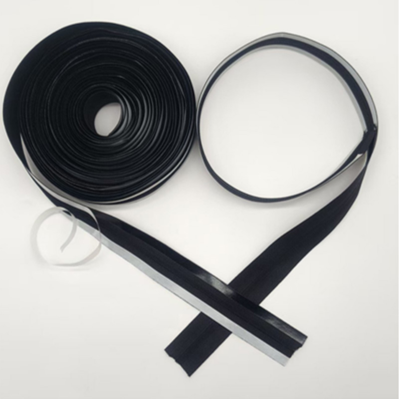 No.3 Double Bonetrack Weldable Zippers( 8mm hot meltstick) Curtain zippers