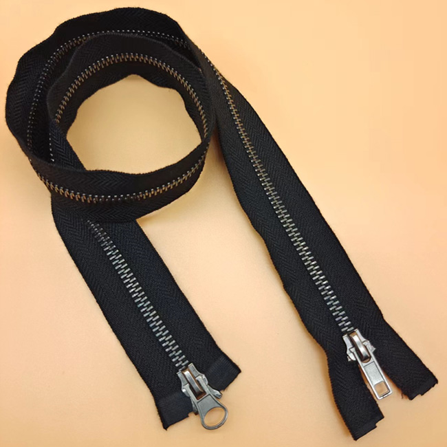 YAB #5 Metal Fire Retardant Two Open Way Zipper